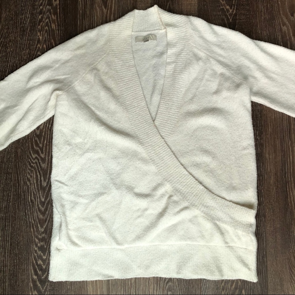 Loft Faux Wrap Sweater